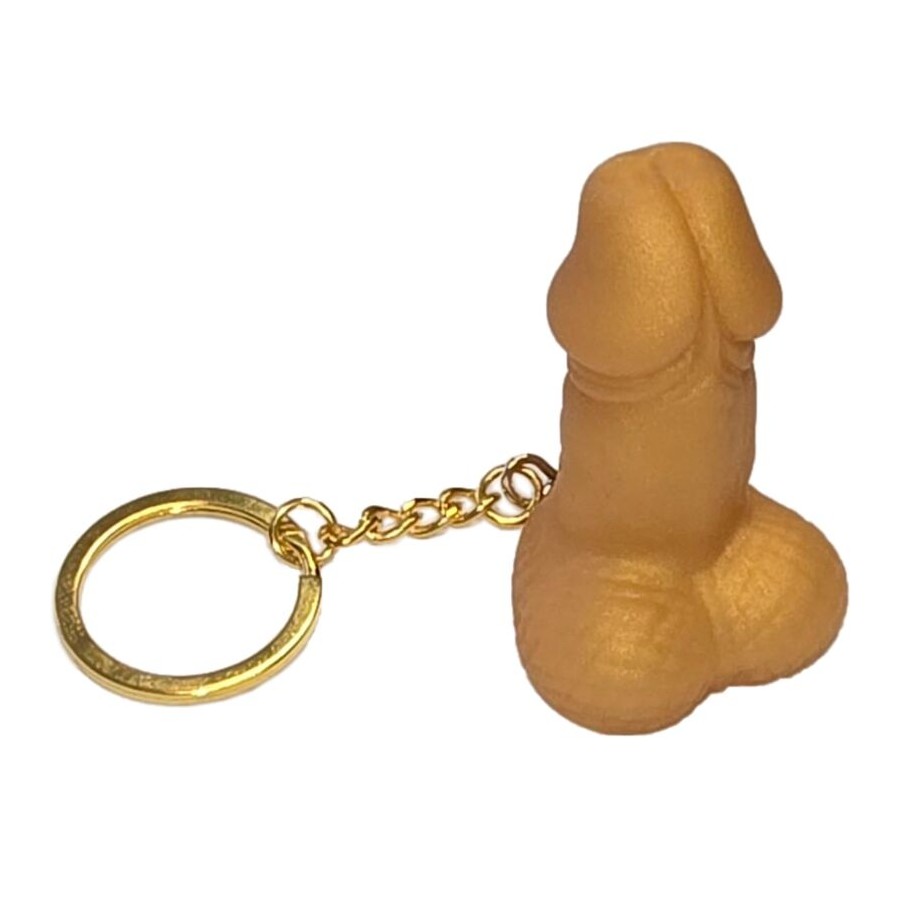 DIABLO PICANTE - CHAVEIRO FORMATO PÃNIS DOURADO